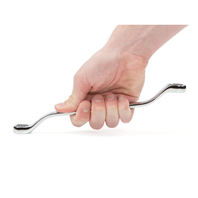 TEKTON 17 x 19 mm 45-Degree Offset Box End Wrench