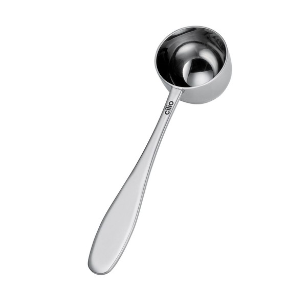 Cilio Coffee Measure, Stainless Steel, Silver, 3.5 x 2.5 x 14 cm, one size,