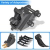 Mini Excavator Quick Change Hitch - Manual Attachment for 0.8-1.5