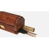 Unbranded 1 Pc Wood Incense Burner Holder Box Ash Catcher