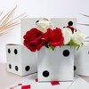 Eylola 12 Pcs White Dice Favor Boxes 6 x 6