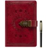 ZXHQ Diary with Lock for Women & Men,A5 240 Pages