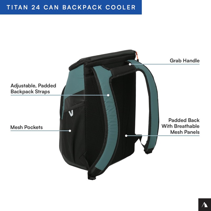 Titan Deep Freeze Backpack Cooler 24 Can Cooler Bag Insulation,