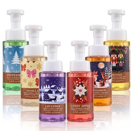 6 Pack Christmas Foaming Hand Soap, Holiday Scents 8.75 Fl oz