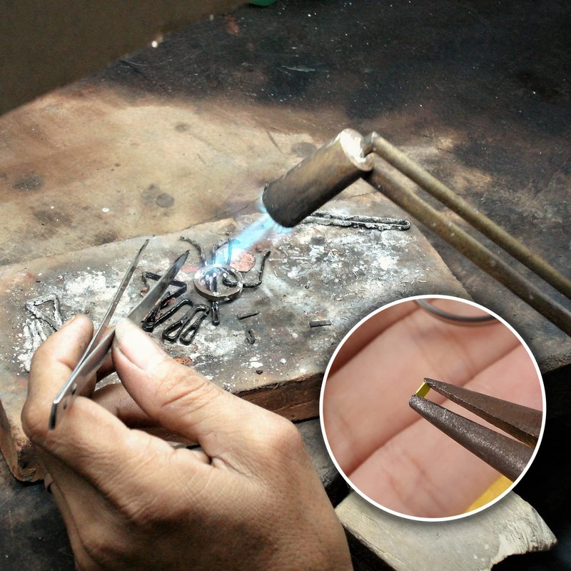 AIEX Gold-Plated Alloy Solder, 1x1mm 0.5 Gram (0.32DWT) about 200pcs