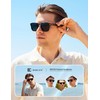 BIRCEN Polarized Sunglasses for Men UV-Protection: Acetate Retro Trendy Fashion