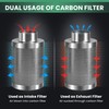 4 Inch Air Carbon Filter, with Australia Virgin Charcoal Smell