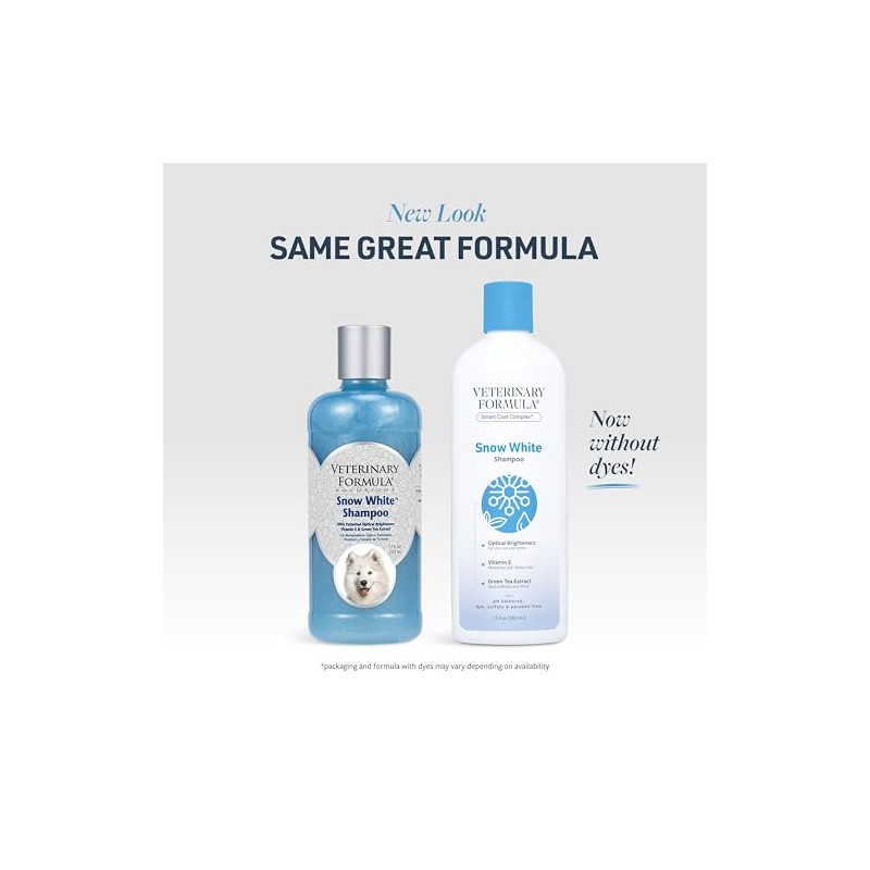 SynergyLabs Veterinary Formula Solutions Snow White Shampoo; 17 fl. oz.