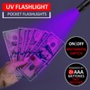 Beieverluck Beieverluck 10 Pack UV Black Light Flashlight Mini 395nm