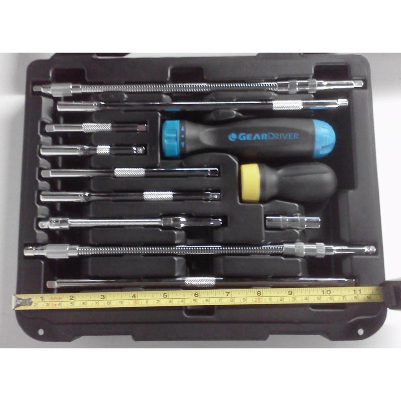 GearWrench 12 Piece Professional Gear-Driver Set w/Storage Case.