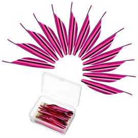 PATIKIL Arrows Spin Vanes, 50 Pack 1.8 Inch Plastic Arrow Fletching Archery Arrow Feather Right Twist Fletch for DIY Target Shooting, Pink