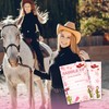 KGHYT Cowgirl Saddle Up Birthday Invitations 20 Cards With Envelopes,Birthday