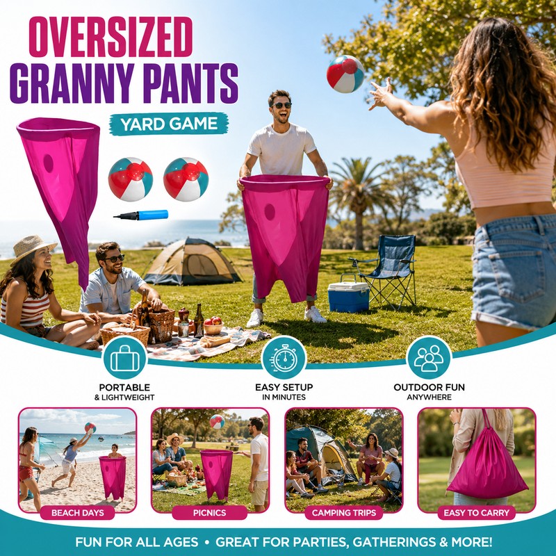 Granny Pants Yard Toss Game for Parties – Complete Outdoor
