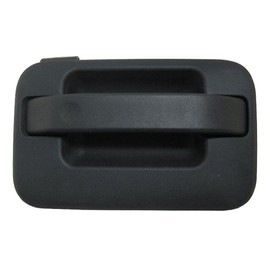 TRQ Rear Right Exterior Door Handle Black Passenger Side Compatible with 2004-2008 Ford F-150 2006-2008 Lincoln Mark LT FO1521110