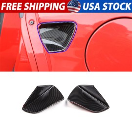 encar88_8 Carbon fiber ABS Cover Trim Body Door Handle Bowl for 2014-2019 Corvette C7 US