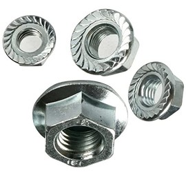 (Qty 300pcs) 5/16-18 Serrated Large Flange Hex Lock Nut/Locknuts Spin/Wiz Nuts Zinc Multi-Purpose Comprehensive Hardware Fastener Assortment Kit Cit03718Riv