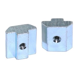 15Pcs 4545 Series T Sliding Nuts Hammer Nut Block Square Nuts M8 T Nuts for 4545 Aluminum Extrusion Profiles T Slot 10mm，for CNC Router Build Rail 3D Printer (m8)
