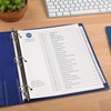 Avery A-Z Tab Dividers for 3-Ring Binders, Customizable Table of