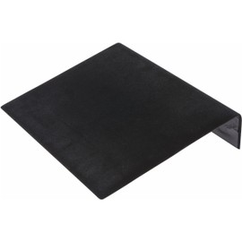 Plymor Black Velvet Bracelet Ramp Display Stand, 10.25" W x 8.25" D x 1.875" H (Pack of 6)