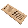 Razo White Oak Wood Floor Register, Drop in Vent Cover