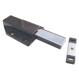 Touch Latch Magnetic Push Open Door Latch For Large Doors - Brown - 2 Pack