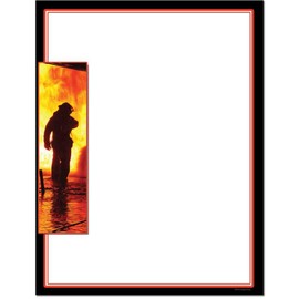 Fire Fighter Letterhead Letterhead Laser & Inkjet Printer Paper (25 Pack)