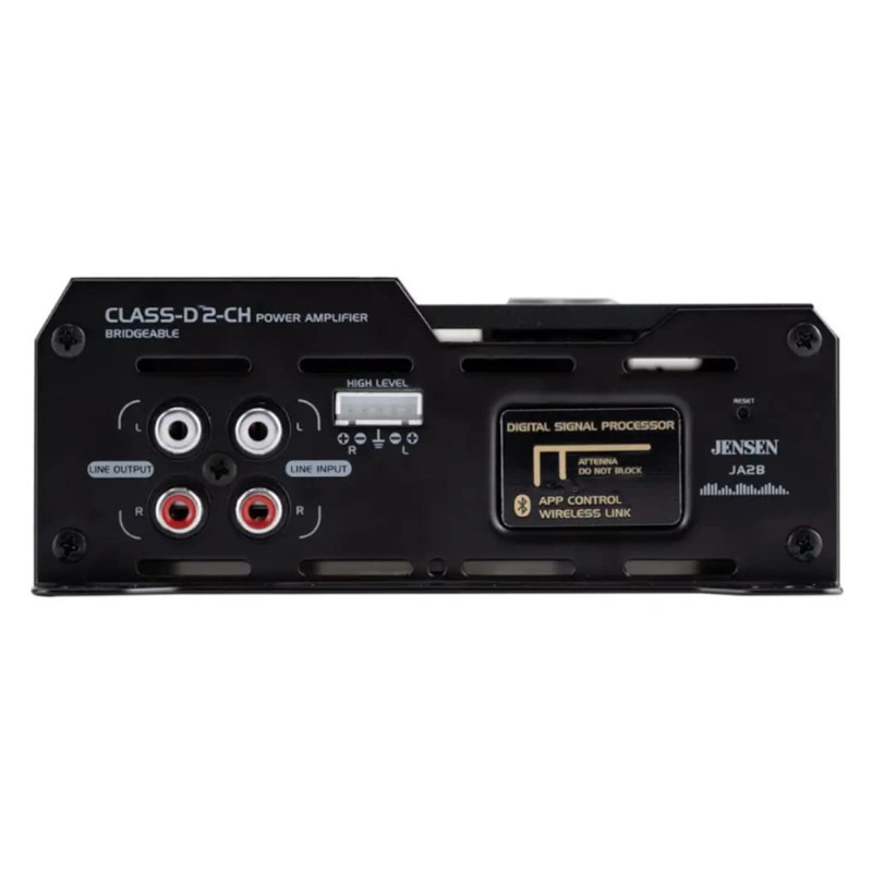 Jensen JA2B 225W RMS 2-Channel Class-D Car Audio Compact Amplifier