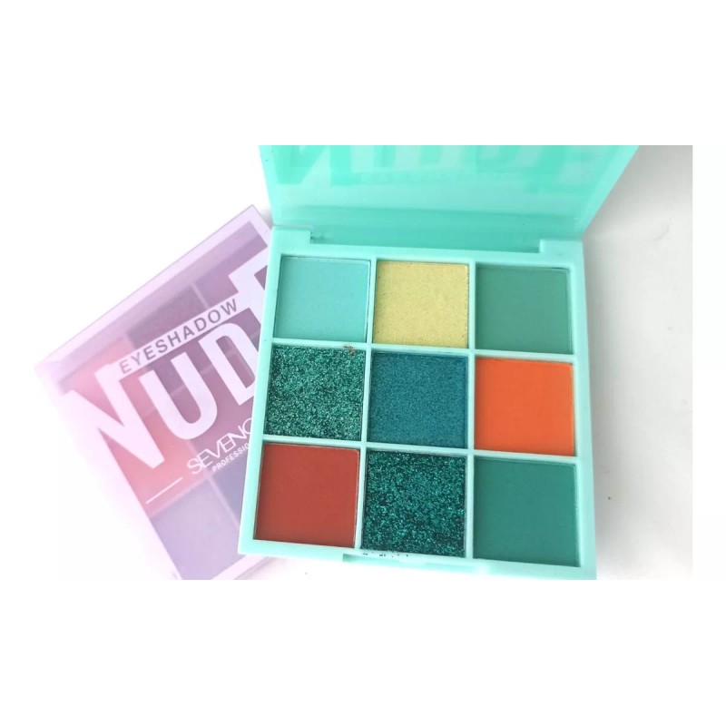 Seven Cool Mini Paleta De Sombras 9 Colores Sevencool