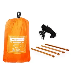 DD Hammocks - DD SuperLight Tarp - Fully Waterproof Tarp Shelter For Travel Backpacking And Ultralight Adventures