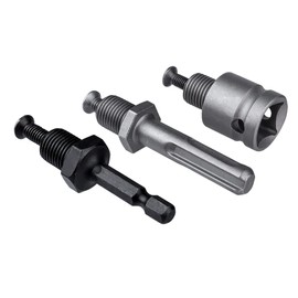 Eyech 1/2"- 20UNF Thread Quick Change Chuck Adapter with SDS-Plus Shank 1/4" Hex Shank and 1/2 inch Socket Square Female Adapter for Hammer Drill