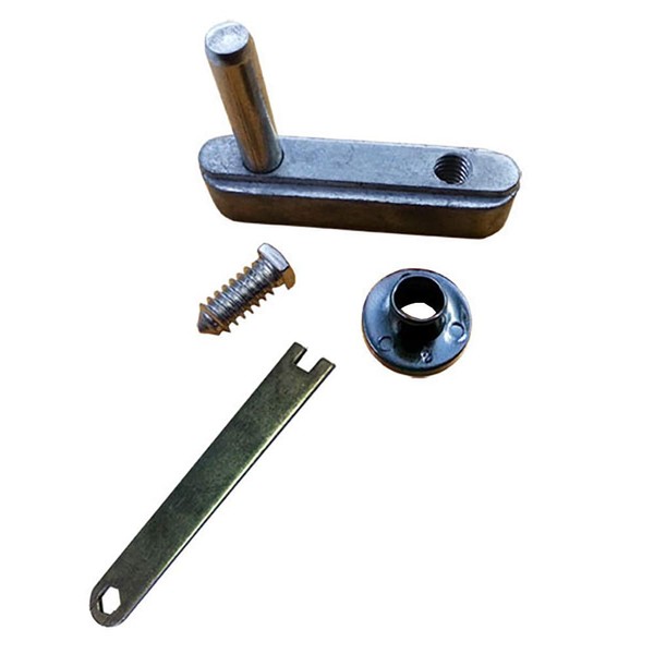 Framed Swing Shower Door Pivot Block with 1/2" Pin and Adjustment Wrench Kit