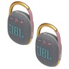 JBL 2 Pack Clip 4 Waterproof Wireless Audio Bluetooth Speaker