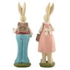 PlentifulHome Easter Bunny Decor Rabbit & Egg, Polyresin Standing Cute