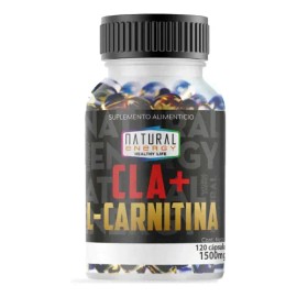 Cla + L-carnitina Natural Energy 1500mg. Con 120 Capsulas