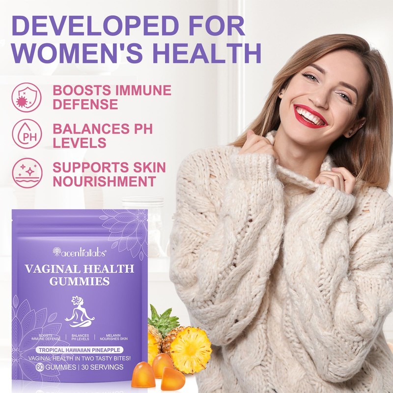 Feminine Balance Gummies 60 Pcs – Hawaiian Pineapple Flavour PH