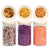 Glass Food Storage Jar with Glass Lid, Food Canister Set