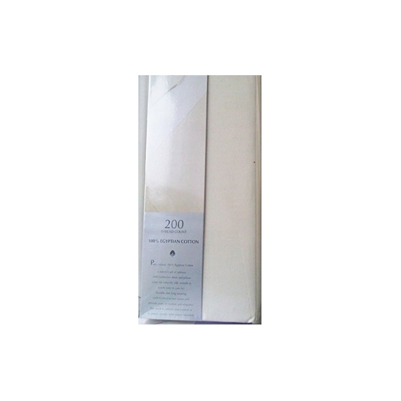100% Egyptian Cotton 200 Thread Count Flat Sheets. Flat Bed