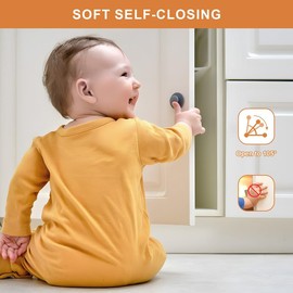 Probrico 30 Pair -60 Pcs 1/2 Inch Overlay Cabinet Hinges, Stainless Steel Soft Close Face Frame Hinges for Kitchen, Concealed Self-Closing Door Hinges