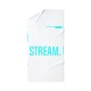 CafePress Streamer Gamer Funny Eat Sleep Stream 30"x60" Absorbent Cotton