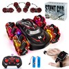 TOPMVP 2.4GHz RC Stunt Car,4WD Double-Sided Gesture Sensing RC Cars,360°Flips