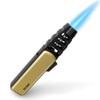 TBTeek Butane Torch Lighter - Adjustable Jet Flame Lighter, Refillable