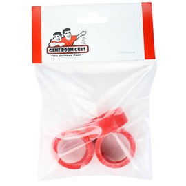 Game Room Guys Pinball Flipper Rubber - Red- 1/2" x 1" - Set of 3