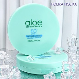Holika Holika 알로에 마일드 선쿠션 SPF50+ PA++++ Aloe Mild Sun Cushion SPF50+ PA++++