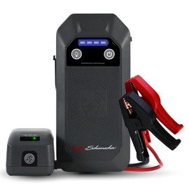 Schumacher Electric 12V Lithium Jump Starter & Power Pack - Portable 1500A Battery Jumper with 10W Wireless Charging, USBA/USBC Fast Charging & Multi-Mode LED Flashlight - 4-in-1 SL1674