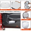 Windshield Sun Shade Compatible with Nissan Sentra 2020 2021 2022