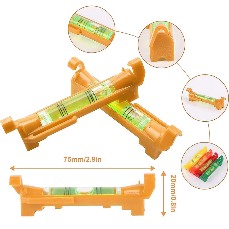 Professional Line Spirit Level and Cord Tensioner Set for Chalk