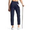 YYV Women's Pants with 3 Pockets High Waisted Golf Athletic