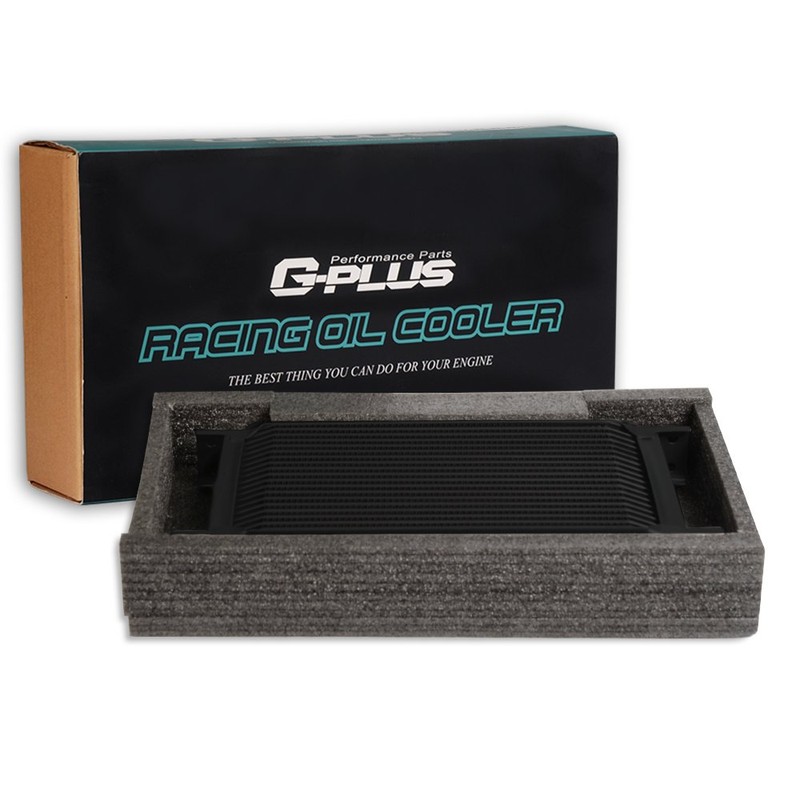G-PLUS 19 Row GM Aluminum Engine Transmission Oil Cooler Kit