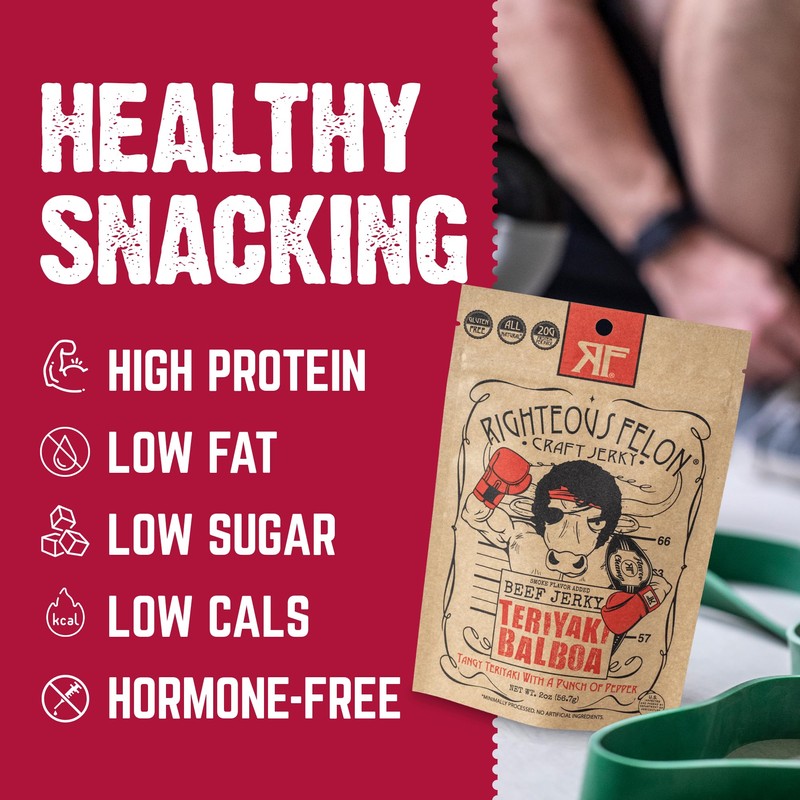 Righteous Felon Beef Jerky Variety Pack | Gluten Free Beef
