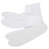 Kyoetsu Men's Tabi Socks, Stretch, White, Anti-Slip, wht, 25-26cm